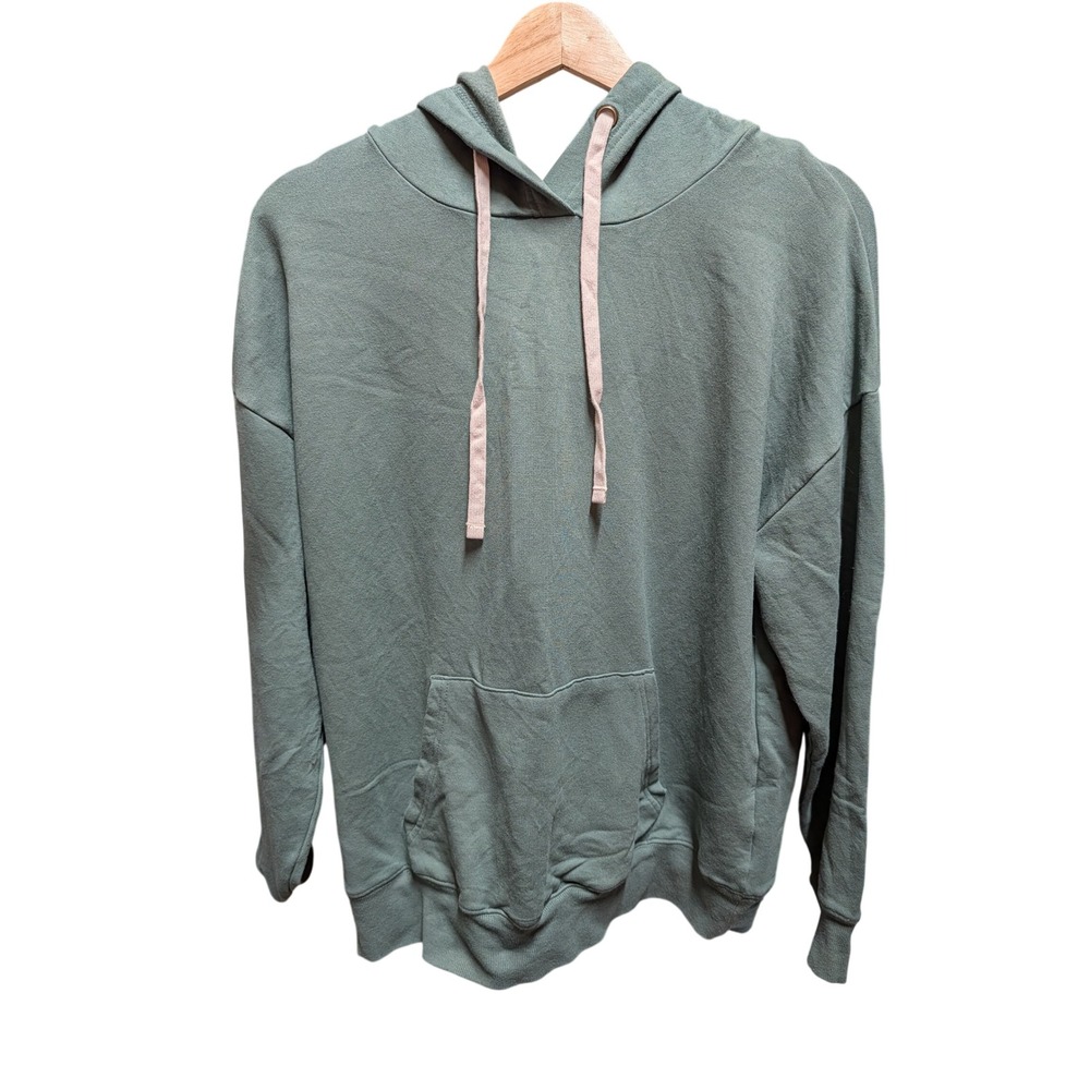 Buffalo David Bitton Hoodie Womens Medium Sage Green Excellent Oversized Fleece